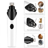 Lumbor37 Cortaúñas Profesional Eléctrico Recargable para Mascotas Corte de Uñas Indoloro Uñas Redondas, Adecuado para Gatos y Perros Grandes Medianos y Pequeños Mejora el Cortador de Uñas para Mascotas