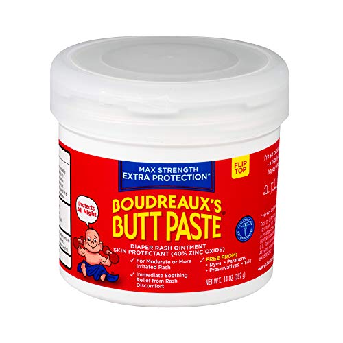 Boudreaux's Butt Paste Diaper Rash Ointment | Maximum Strength |14 Oz