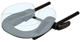 Mesa de Masaje Ajustable de Lujo – Mesa de Masaje/Silla de Masaje, Plataforma reposacabezas con Almohada Facial, Color Negro