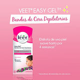 Veet Bandas depilatorias faciales de Cera Fría para Piel Normal caja con 20 bandas