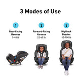 Graco TriRide 3 en 1 Asiento de coche | 3 modos de uso desde la parte trasera hasta el asiento de coche Highback, Clybourne