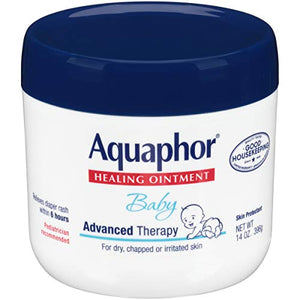 Eucerin Aquaphor Baby Healing Ointment For Dry Cracked or Irritated Skin for Kids Skin Protectant 14 oz