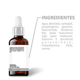 ▶ Serum  facial Niacinamida B3, Vitamina E y Acido hialurónico 50ml | Serum Niacinamide para todos tipos de piel skin barrier hidratante, antioxidante potente reductor de ojeras y líneas de expresión