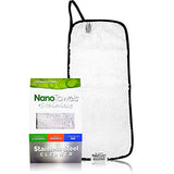 Nano Towels Stainless Steel Cleaner | The Amazing Chemical Free Stainless Steel Cleaning Reusable Wipe Cloth | Kid & Pet Safe | 7x16" 1 Ct.