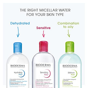 Bioderma Sensibio H2O Agua Limpiadora Micelar y Solución Removedora de Maquillaje para Cara y Ojos. 100 ml