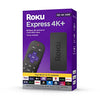 ROKU Express 4K+ | Reproductor Multimedia de transmisión HD/4K/HDR con transmisión inalámbrica Suave y Control Remoto de Voz con Controles de TV, Incluye Cable HDMI Premium