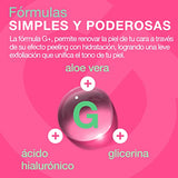 Serum Acido Glicolico 4 en 1 Exfoliante Facial Simple Mineral Serum Facial Aclarante con Ácido Hialurónico, AHA y Glicerina - Suero facial Aclarador de Piel, Aloe Vera para Peeling Facial 4 en 1 exfoliante facial 66% más contenido (vs 30ml de otros)