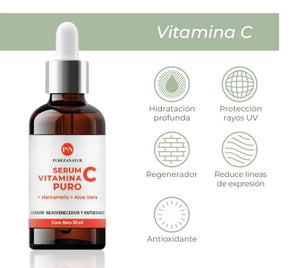Kit Facial Sueros Acido Hialurónico, Vitamina C y Retinol anti edad | Paquete completo de serum para el cuidado de la piel, hidratación y rejuvenecimiento