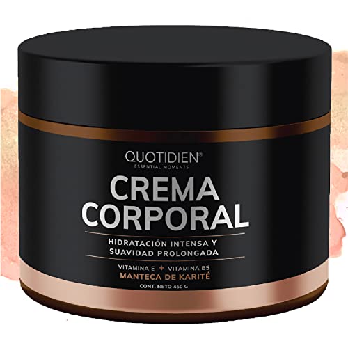 ▶ Crema Corporal Humectante- 450 gr-Manteca de Karite+Vitamina E+Vitamina B5-