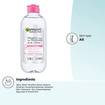 Garnier SkinActive Micellar Cleansing Water, For All Skin Types, 13.5 fl. oz.