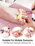 Reposapiés de pedicura, altura ajustable, taburete de manicura, equipo de uñas para técnico de uñas, salón de spa (rosa)