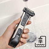 Philips Norelco BG7040/42 Bodygroom Series 7000 - Afeitadora de cuerpo a prueba de ducha con funda y cabezal de repuesto
