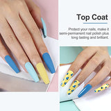 Juego de Esmaltes de UñAs Mate, Base de Gel Y Capa Superior, Esmalte de UñAs Set de Arte de UñAs Para SalóN de UñAs 7ml Cada Botella (Paquete de 3)