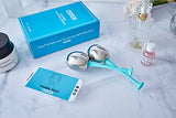 Herramientas de masaje facial, Belleza de acero inoxidable Globos fríos para rostro y ojos, Juegos de 2 globos de enfriamiento, Cuidado de la piel para hinchazón, ojeras, arrugas