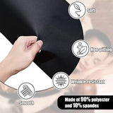 Funda elástica para cama de extensión de pestañas, juego de sábanas protectoras de tratamiento de spa para cama de pestañas o cama de masaje (negro)