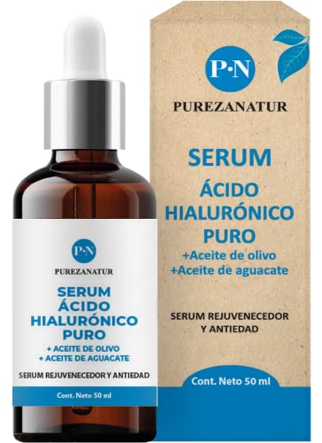 Ácido Hialurónico Serum concentrado facial puro anti aging hidratante y reafirmante suero reparador antiarrugas (50ml)