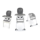 Ingenuity Trio Elite Silla alta 3 en 1, Slate, Pizarra, Grey