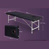 Cama de Masajes Portatil,Mesa de Masaje,Mesa de Fisioterapia para El Hogar,Ajusted de 8 Alturas,Utilizada para Acupuntura y Moxibustión,Fisioterapia,Tatuajes y Cama de Belleza,I