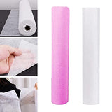 Juego de 50 sábanas desechables para colchón de masaje de spa, para salón, masaje, no tejidas, para reposacabezas, papel para cubrir mesa, suministros de tatuaje (rosa)