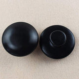 Piedras de Masaje Profesional basalto de Lava Natural Piedra Caliente Piedra de energía Hongo en Forma de Cabeza para Terapia de Masaje SPA 2 Piezas