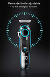 Afeitadora Eléctrica, Sebami Multi Kit Máquina recortadora de barba 5 en 1 rasuradoras para hombre Barbero Electrico Cortapelos Profesional Hombre Cortador Pelo Cortadora de Pelo Recargable Máquina de Afeitar Recortadora Barba (Negro)