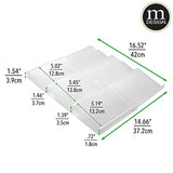 Estantería para botes de especias especial para cajón – práctico accesorio de cocina para organizar especias – Especiero con 3 niveles – Color: transparente/metálico