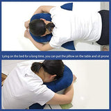 NC - Almohada de altura ajustable para boca abajo, equipo de recuperación de cirugía de desprendimiento de retina, almohada facial para dormir, kit de masaje para después de la vitrectomía y después de la cirugía ocular