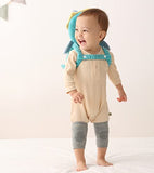 Feidoog Paquete de 4 | Mochila protectora para la cabeza del bebé con 3 rodilleras para caminar y gatear, para niños de 5 a 24 meses (Dragon B)