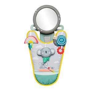 Juguete Para Auto para Bebé Taf Toys Koala in-Car Play Centre Parent and Baby's Travel Companion, Keeps Both Relaxed While Driving. Car Activity Centre with Mirror to Watch Baby from Driver's Seat