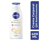 NIVEA Body Crema Corporal Reafirmante con Q10, 400 ml, Blanco