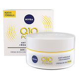 NIVEA Crema Facial Reafirmante Antiarrugas Tratamiento De Día Fps 30 Entiquecido Con Q10 Todo Tipo De Piel, color Blanco, 50 ml, pack of/paquete de