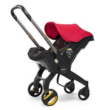 Doona Carriola + Autoasiento para bebé con base para coche color Rojo llama