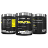 FORZAGEN | Creatina Monohidrato | 100% Monohidrato de Creatina | 400 g | 80 Servicios x Envase | Sin Sabor | 5 g de Proteína por Servicio | Sin Azúcar Añadida | Ideal para Entrenamientos | Facilita la Recuperación | Bebida Pre-Entrenamiento | Fácil y Rápi