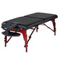 Professional Portable Massage Table Package with MEMORY FOAM Layer -Black
