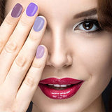 12 Hojas de Pegatinas Autoadhesivas para Uñas, 168 Piezas de Tiras de Esmalte de Uñas de Color Sólido, Envolturas de Uñas Completas para Arte de Uñas DIY con Lima de Uñas, Palillo para Cutículas
