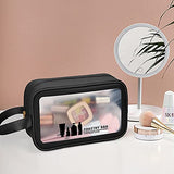 Neceser Bolsa de Maquillaje Mujeres y Hombres Bolso de tocador Translúcido Impermeable Organizador de Viaje Cosmetiquera para Maquillaje