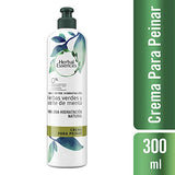 Herbal Essences - Crema para Peinar, Hierbas verdes y Aceite de menta, 300 ml