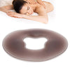 Almohada de silicona para spa - Suave spa para salón de belleza, masaje, almohada facial, reposacabezas, superposición, almohadilla para relajación facial, marrón