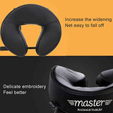 Almohada suave en forma de U de masaje, reposacabezas de cama de masaje, plataforma de reposacabezas de mesa de cama de masaje de salón de almohada