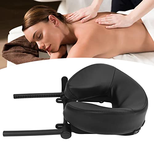 Almohada suave en forma de U de masaje, reposacabezas de cama de masaje, plataforma de reposacabezas de mesa de cama de masaje de salón de almohada