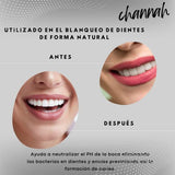 100 gr carbón activado de coco, para dientes, como mascarilla facial y corporal, cara cuello espalda, rodillas zona intima, axilas.