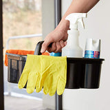 Rubbermaid Comercial Caddy para carros de limpieza Negro