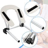 ▶ Cuna facial universal de aluminio para mesa de masaje, cuna ligera de masaje estándar, soporte profesional para espacio facial, cuna de repuesto para cama de masaje, spa y terapia de belleza