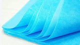 20 hojas desechables impermeables para mesa de masaje, fundas de cama, resistencia a los fluidos, 78,7 x 198,1 cm, color azul