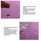 ▶ Sábanas y fundas  de Masaje para SPA, Funda Protectora para Camilla de Masaje, Juego de Sábanas de Microfibra para Camilla de Masaje, Reutilizables, Impermeables, de Algodón Suave,(Púrpura)