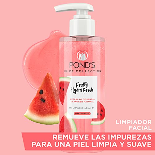 Pond's Cuidado Facial Fruity Hydra Fresh Sandía Mascarilla 26g + Gel hidratante 110g + Limpiador Facial 200ml