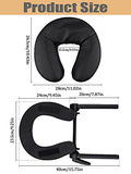EBANKU - Almohada para el reposacabezas de la mesa de masaje, universal estándar, ajustable, con almohada para mesas de masaje