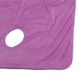 Sábana de Masaje con Orificio para la Cara, Sábana de Salón de Belleza Suave para la Piel, Sábana de Felpa Corta para Mesa de Masaje SPA, Funda de Cama Gruesa