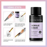 Kit de Uñas Acrílicas -3PC Polvo de Cristal+ 12PC Acrílicos Polvo Color Claro +12PC Acrílicos Polvo Brillo,Postizas Uñas de Diamantes de Imitación de Salón de Uñas Herramientas de Manicura para Principiantes