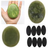 Piedras De Piedra Caliente De 16 Pcs Fitness Energy Stone para Masaje De SPA Relájese